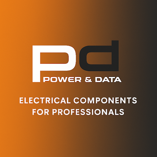 Power & Data UK Ltd Logo - Electrical Components for Heat Pumps, Solar & EV